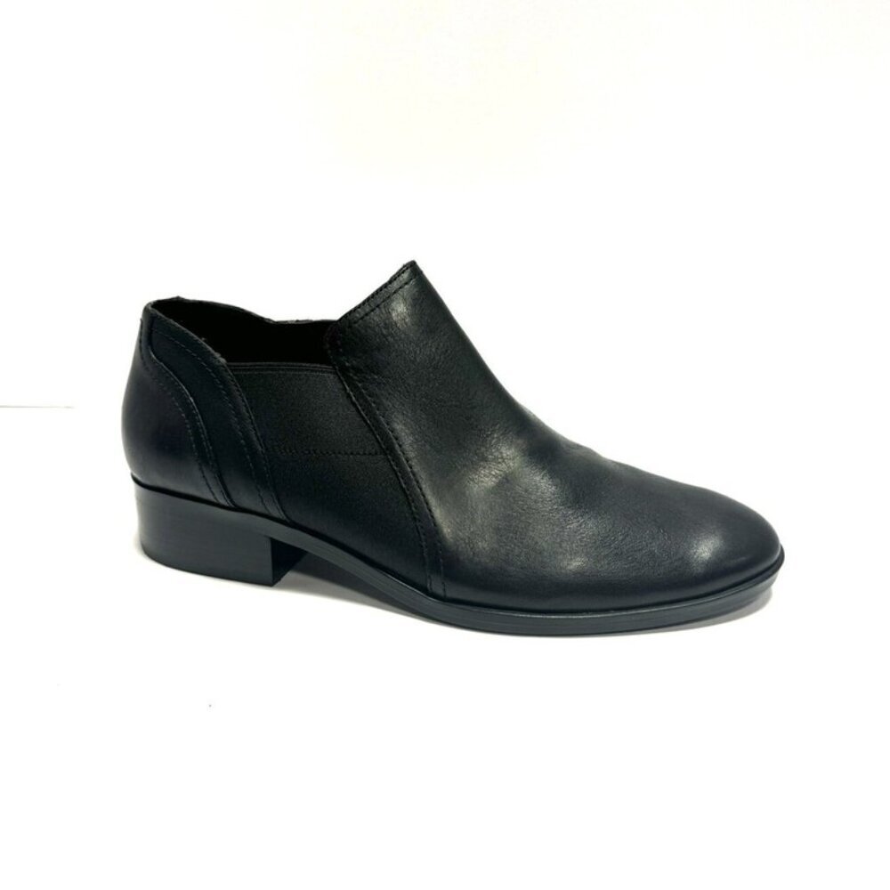 Naturalizer Womens Royal Boot Black Leather Size 7 Wide